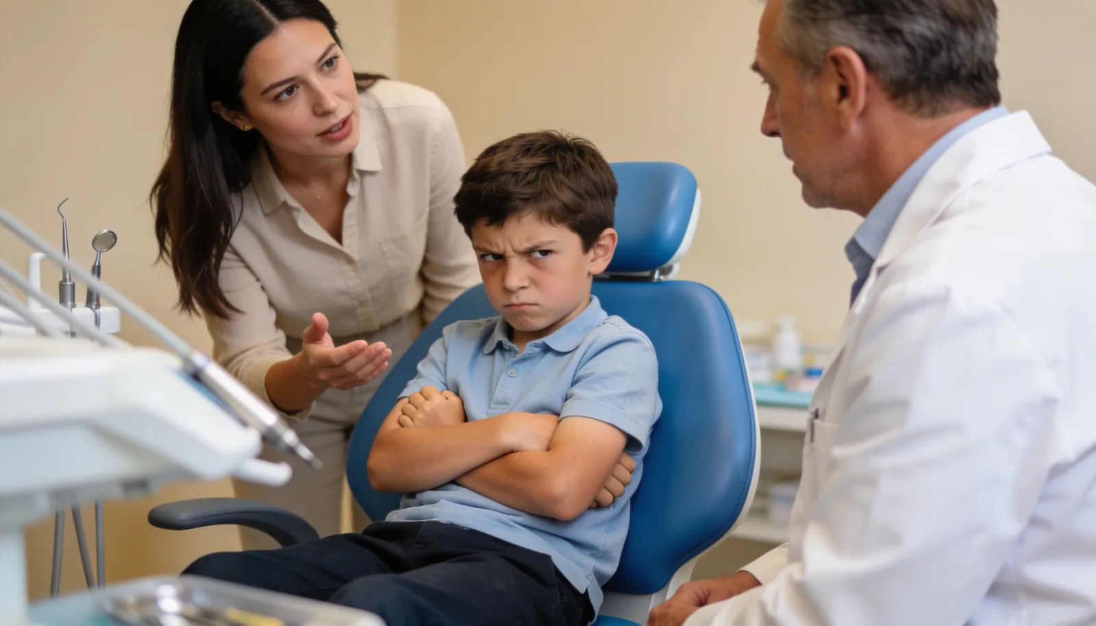 Prima visita dal dentista per un paziente con autismo